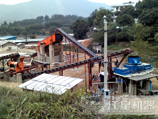 砂石生产现场图