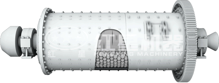 溢流型球磨机工作原理动态图