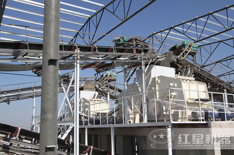 石灰石破碎生产客户现场 石灰石破碎生产客户现场