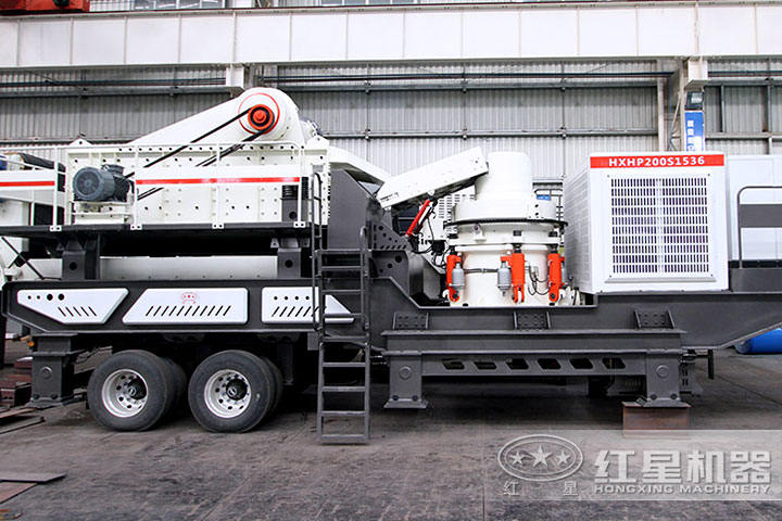 轮胎移动圆锥破碎机 轮胎移动圆锥破碎机