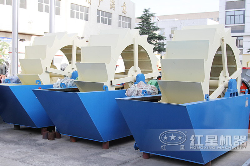 轮斗式洗沙机现场图片 轮斗式洗沙机现场图片