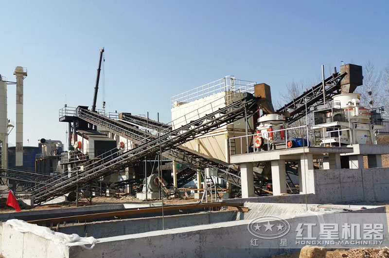 标准完备型912机砂石料生产线现场 标准完备型912机砂石料生产线现场