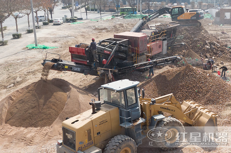 陕西建筑垃圾破碎现场 陕西建筑垃圾破碎现场