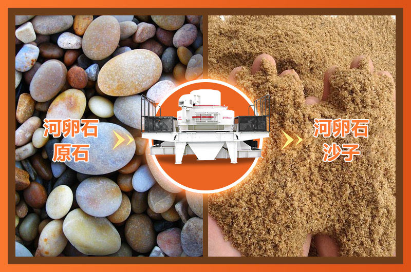 冲击破加工河卵石 冲击破加工河卵石