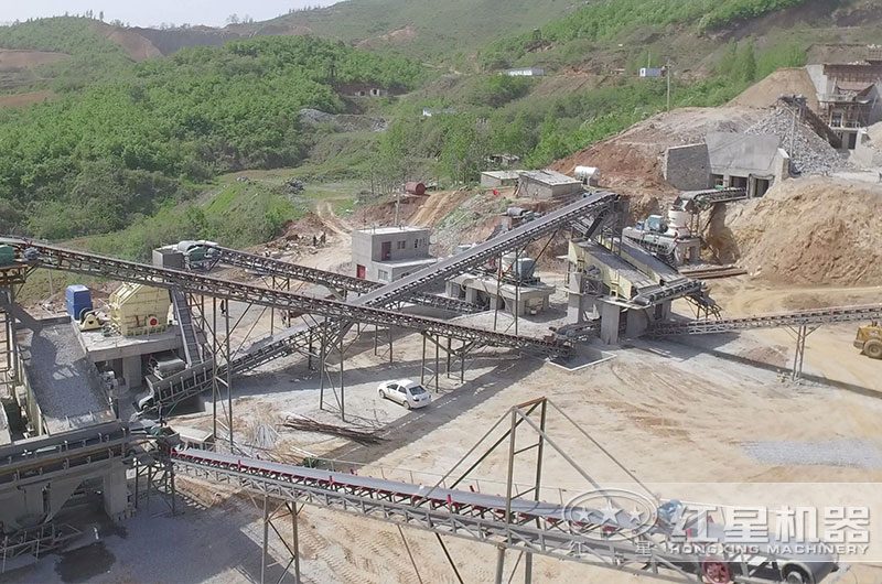 破碎生产线现场