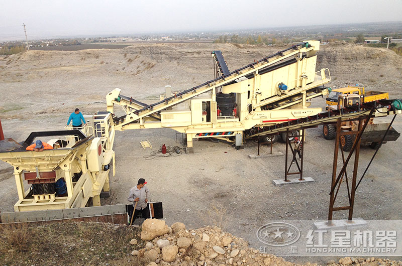 移动制砂生产客户现场 移动制砂生产客户现场