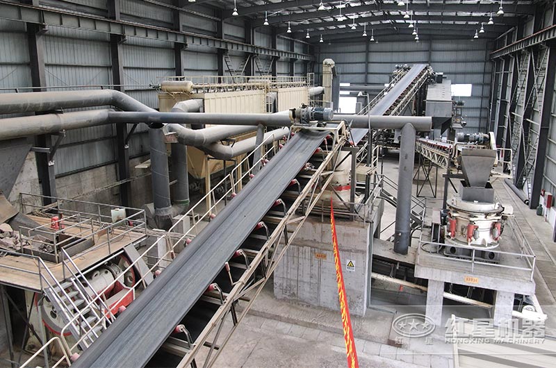 整套的制沙设备生产现场 整套的制沙设备生产现场