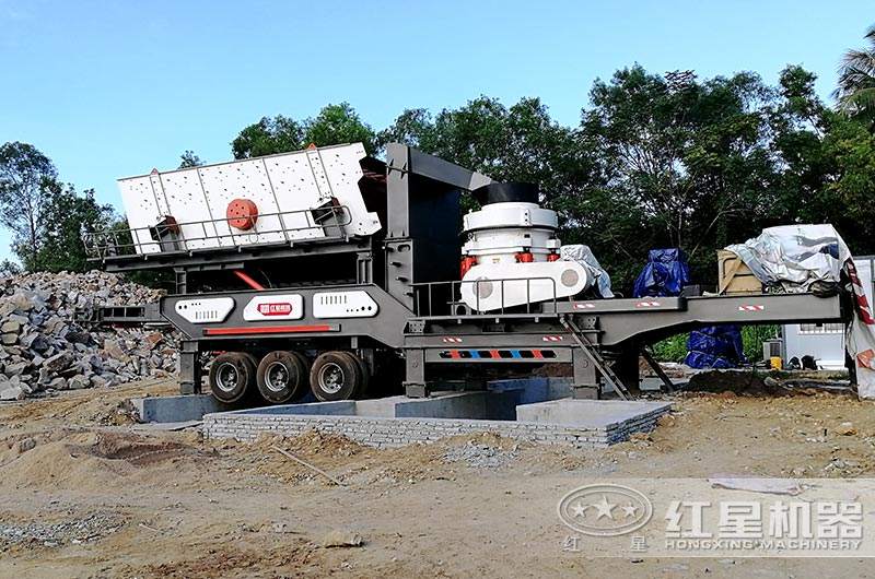 移动制砂机现场实拍图 移动制砂机现场实拍图