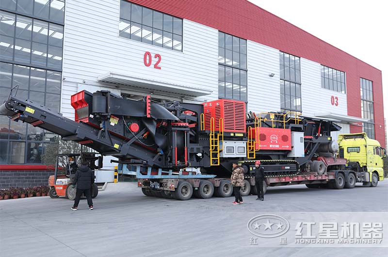 移动破碎筛分一体机 移动破碎筛分一体机