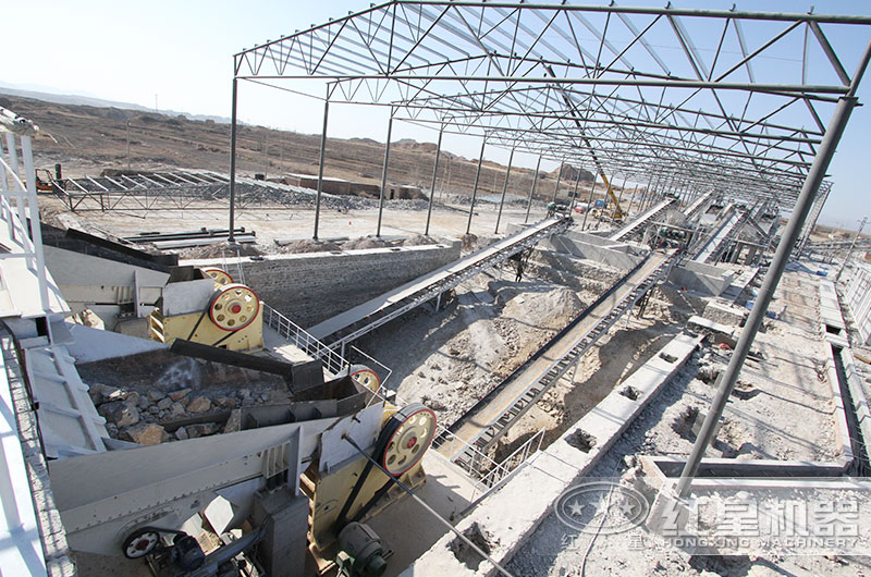 大型石灰石破碎客户现场实拍 大型石灰石破碎客户现场实拍