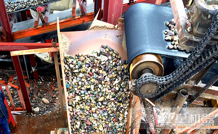 卵石破碎现场图片 卵石破碎现场图片