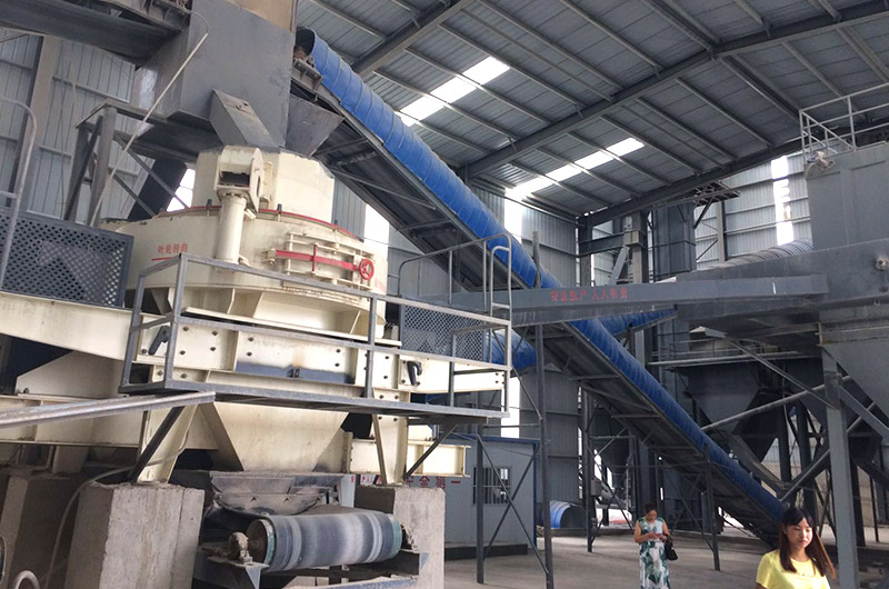 石灰石生产线现场实拍图 石灰石生产线现场实拍图
