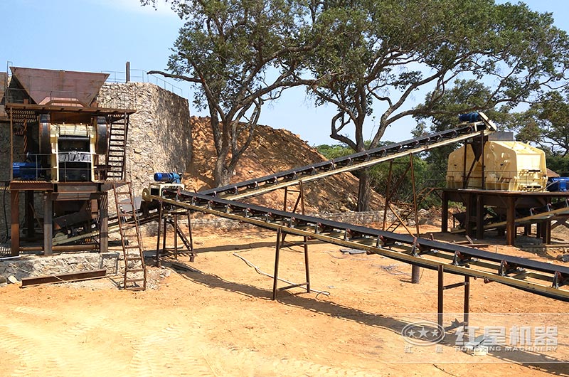 煤矸石反击破在建现场实拍 煤矸石反击破在建现场实拍