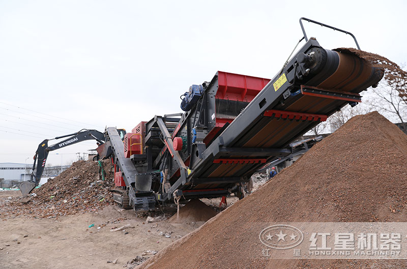 建筑垃圾破碎处理现场 建筑垃圾破碎处理现场
