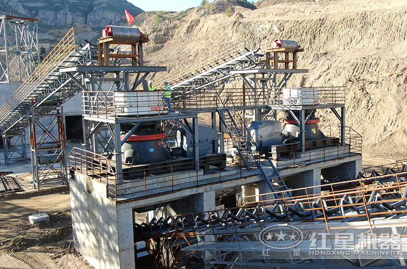 山西河卵石破碎现场 山西河卵石破碎现场