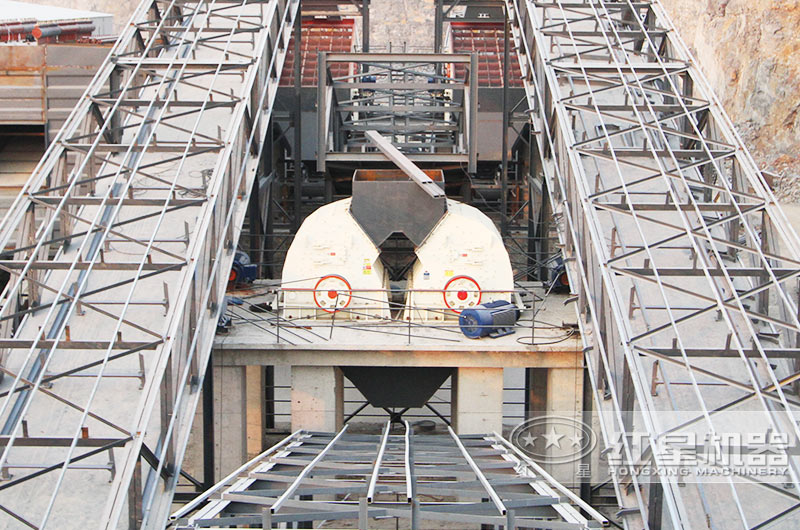 重型锤式破碎机作业现场 重型锤式破碎机作业现场