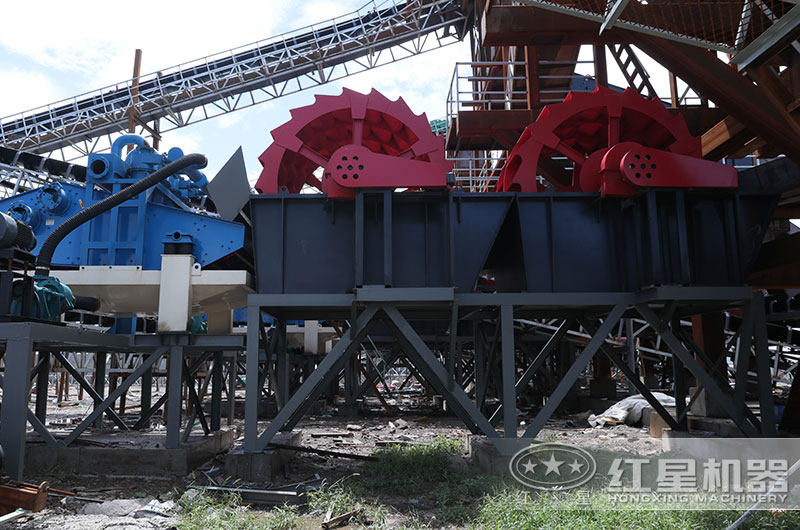 大型机制砂水洗加工客户现场 大型机制砂水洗加工客户现场