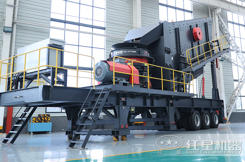 轮胎式移动破碎筛分站 轮胎式移动破碎筛分站