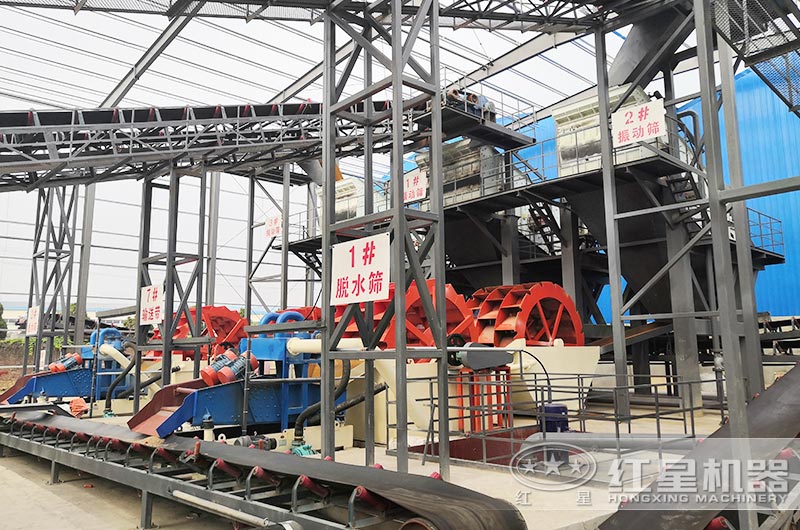 洗砂机洗选作业现场 洗砂机洗选作业现场