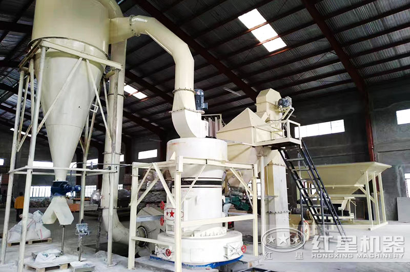 石英粉生产线现场 石英粉生产线现场