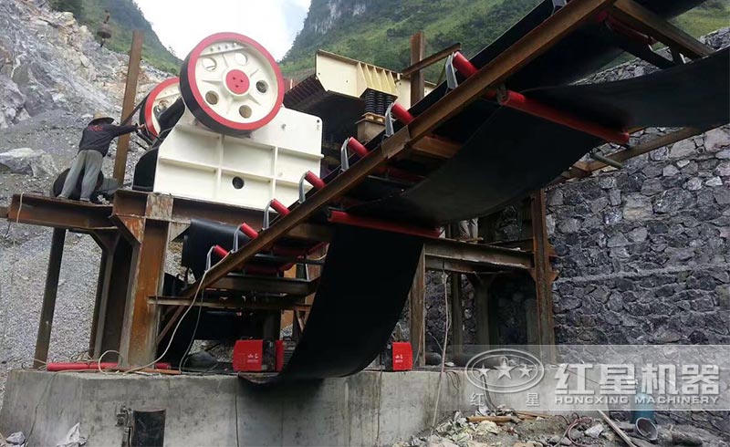 颚式破碎机开始工作了 颚式破碎机开始工作了