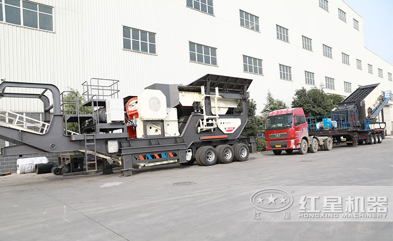 移动式建筑垃圾粉碎机高清实拍图 移动式建筑垃圾粉碎机高清实拍图