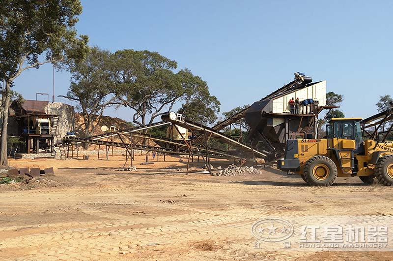 砂石设备-安徽客户现场