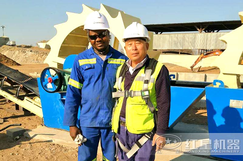 开元官方版网站登录入口售后人员为赞比亚客户提供服务