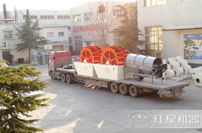 洗沙机设备发往浙江 洗沙机设备发往浙江