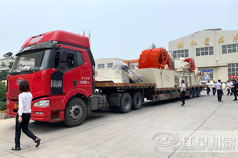 石头磨沙机器发货现场图 石头磨沙机器发货现场图