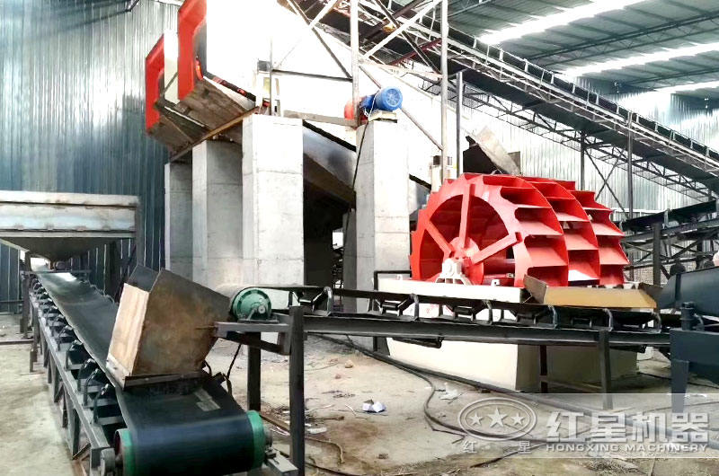 洗砂机设备作业图 洗砂机设备作业图