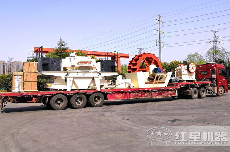 全套石头加工沙子机器发往浙江 全套石头加工沙子机器发往浙江
