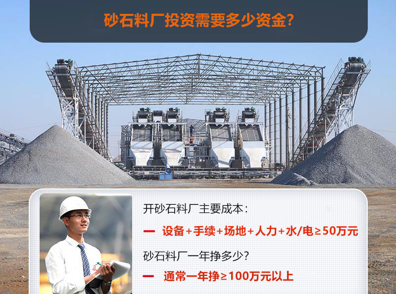 投资一个砂石料厂成本与利润 投资一个砂石料厂成本与利润