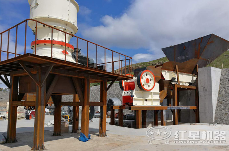 山东客户砂石料厂正在安装中 山东客户砂石料厂正在安装中