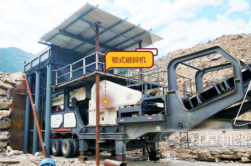 鄂破移动式破碎机,给料+粗碎+传输 鄂破移动式破碎机,给料+粗碎+传输