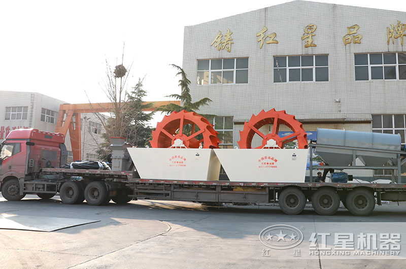 水洗石粉设备发往河南周口 水洗石粉设备发往河南周口