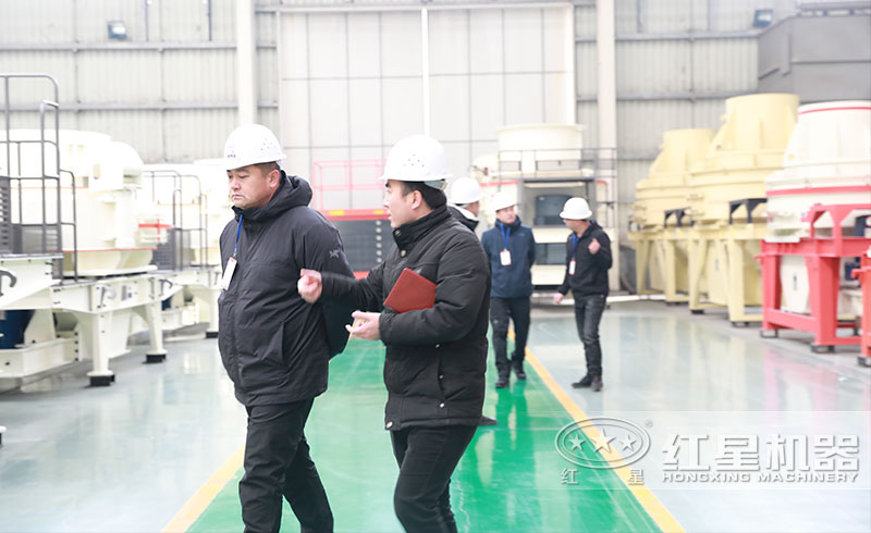 客户到设备生产车间实地考察 客户到设备生产车间实地考察