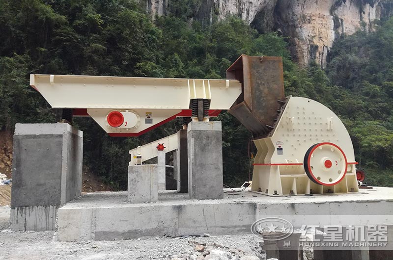 锤式破碎机投产之前现场图片 锤式破碎机投产之前现场图片