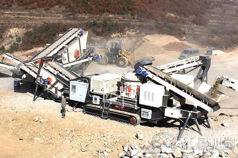 小型移动破碎机一体化机组设备安装 小型移动破碎机一体化机组设备安装