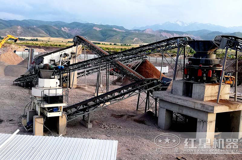 小型成套制砂生产线配置现场 小型成套制砂生产线配置现场