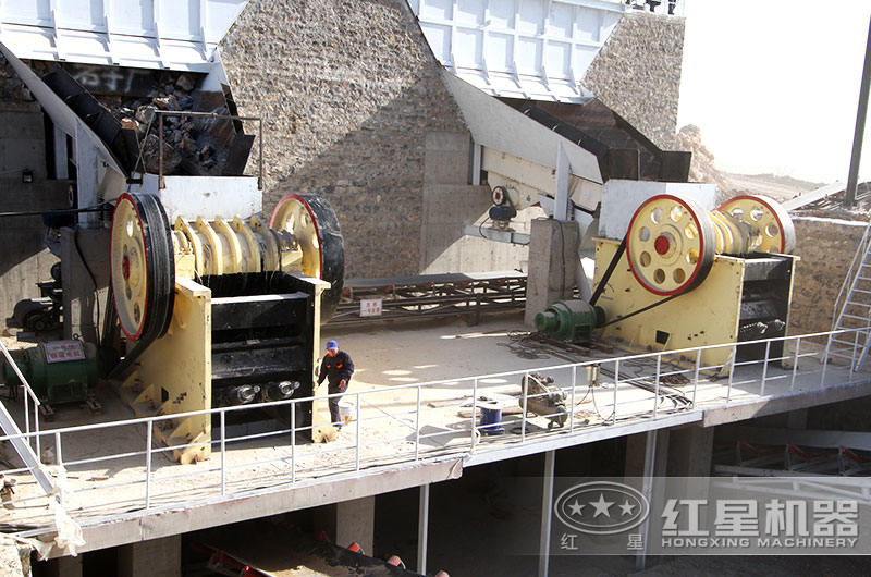 两台57颚破机助力大型砂石厂生产 两台57颚破机助力大型砂石厂生产