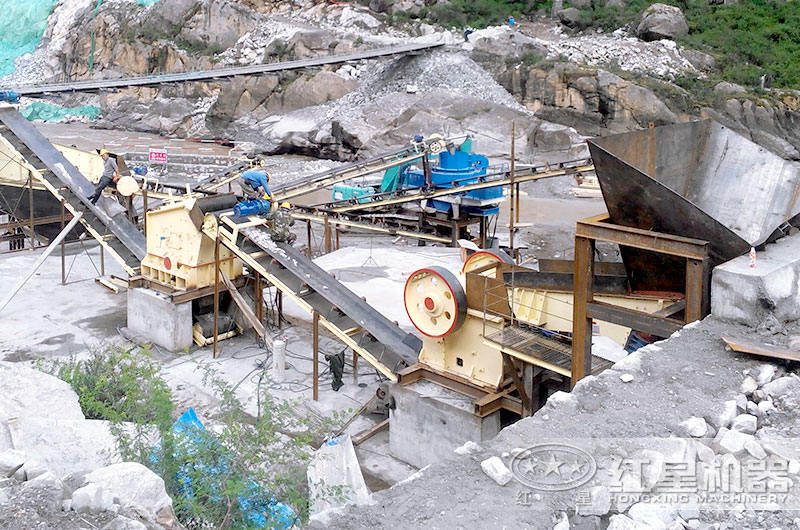鹅卵石打沙机生产现场 鹅卵石打沙机生产现场
