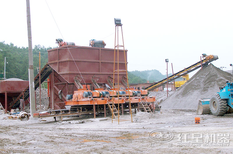 小型石料制沙机生产现场 小型石料制沙机生产现场