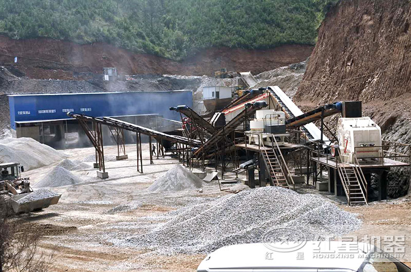 开元官方版网站登录入口工程师为贵州客户量身定制风化石制砂生产线