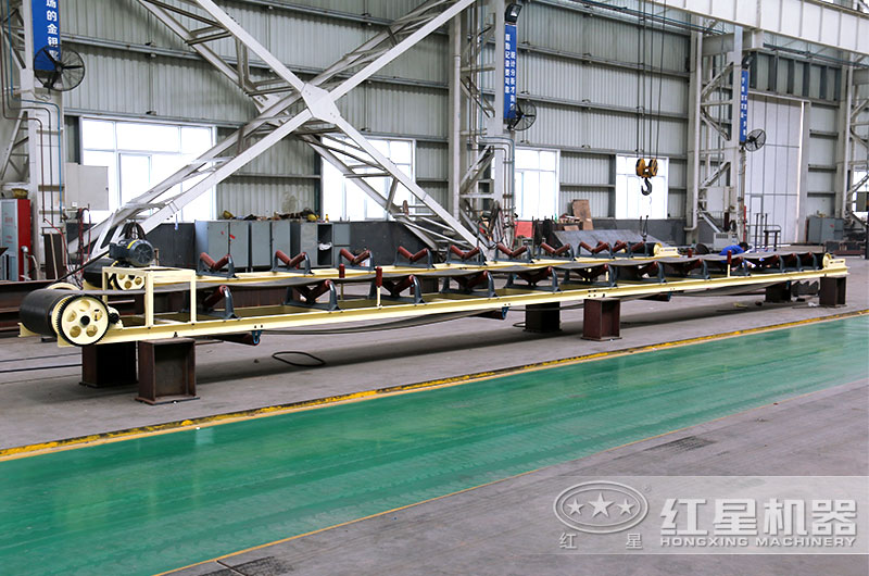 皮带输送机车间实拍图 皮带输送机车间实拍图