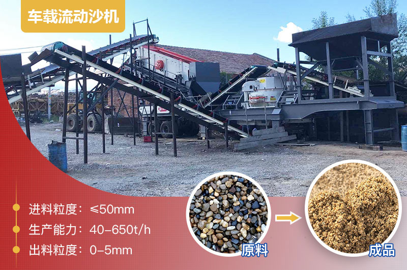 车载流动沙机 车载流动沙机