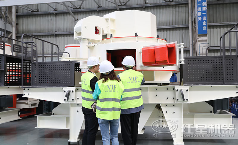 客户到厂考察开元官方版网站登录入口制砂机 客户到厂考察开元官方版网站登录入口制砂机