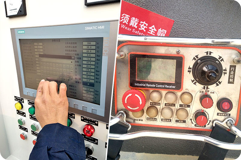 触屏操作+遥控行走 触屏操作+遥控行走