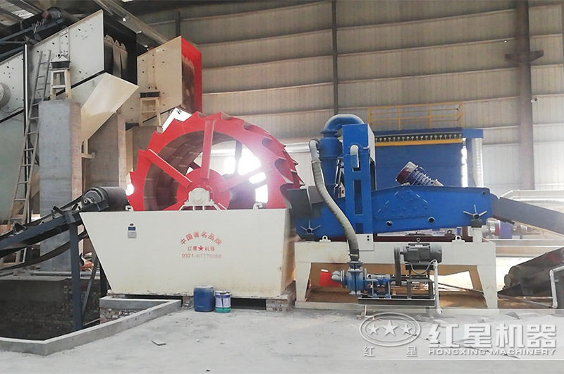 室内洗砂细沙回收一体机现场 室内洗砂细沙回收一体机现场