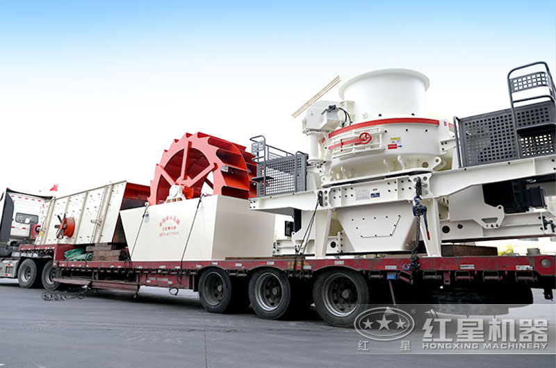 石英岩制砂机发货现场 石英岩制砂机发货现场